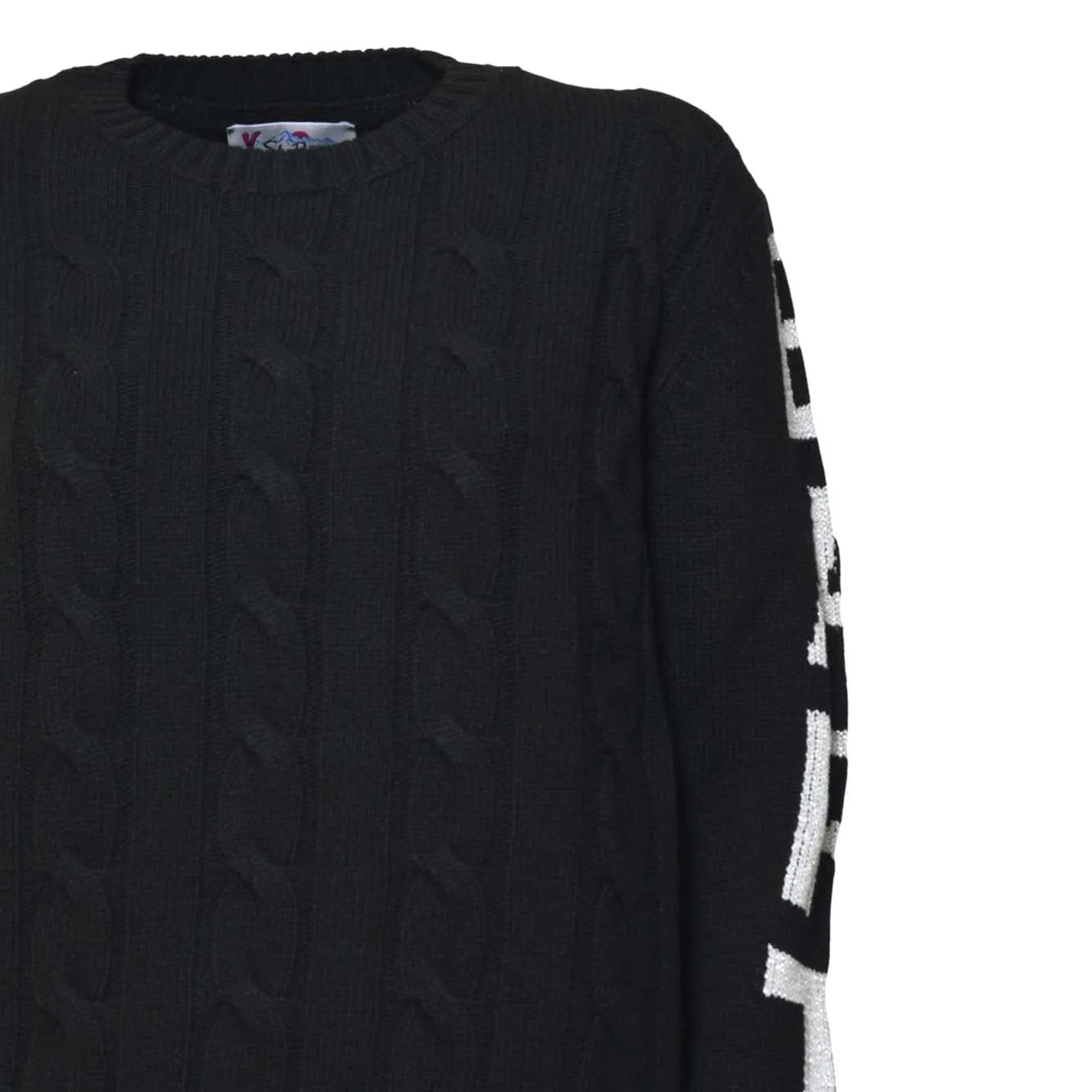 Saint Barth Malmojr maglione girocollo nero lana 14A