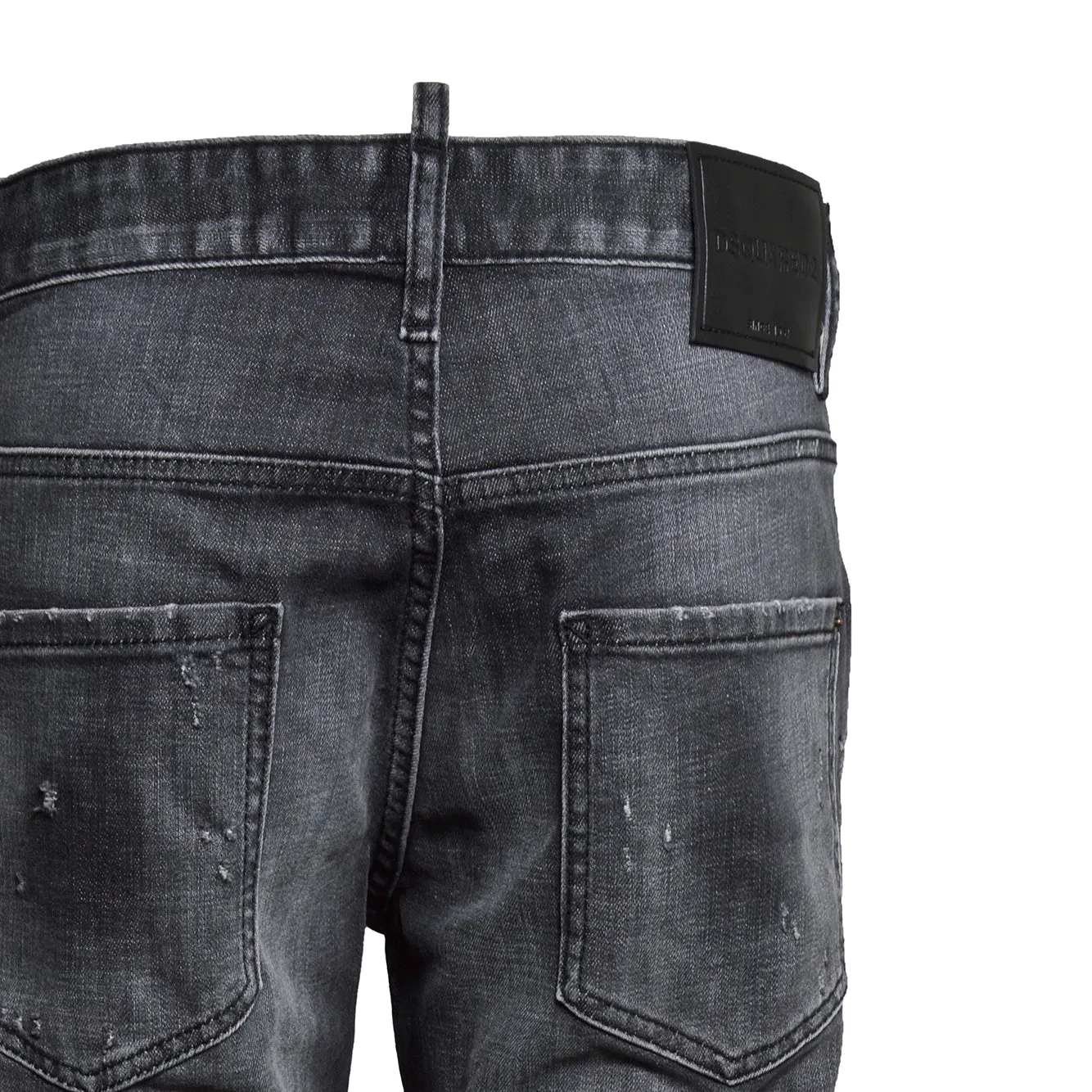 Dsquared2 Skater S74LB1983 jeans nero uomo elasticizzato