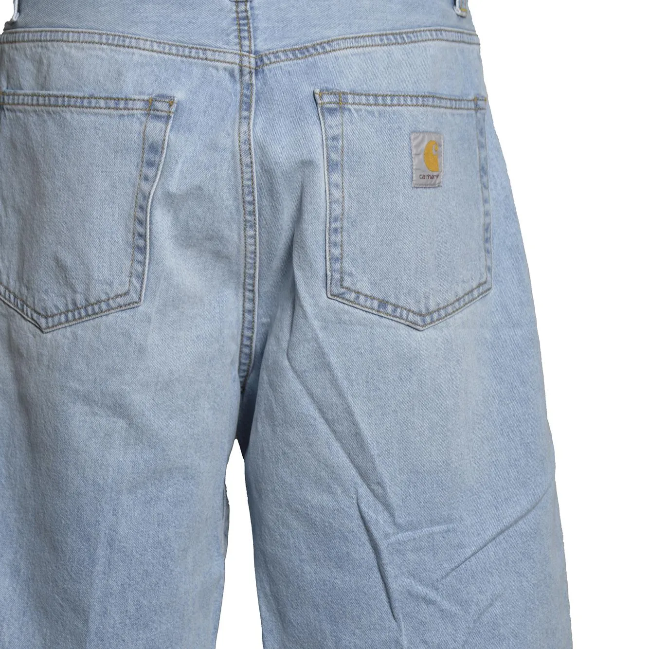 Carhartt WIP Landon I030469 bermuda denim blu cotone
