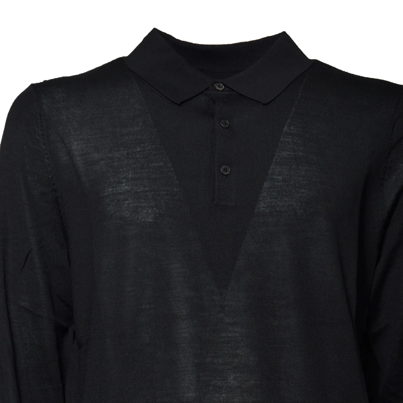 Saint Barth Alfie ALFI005 polo nera merino