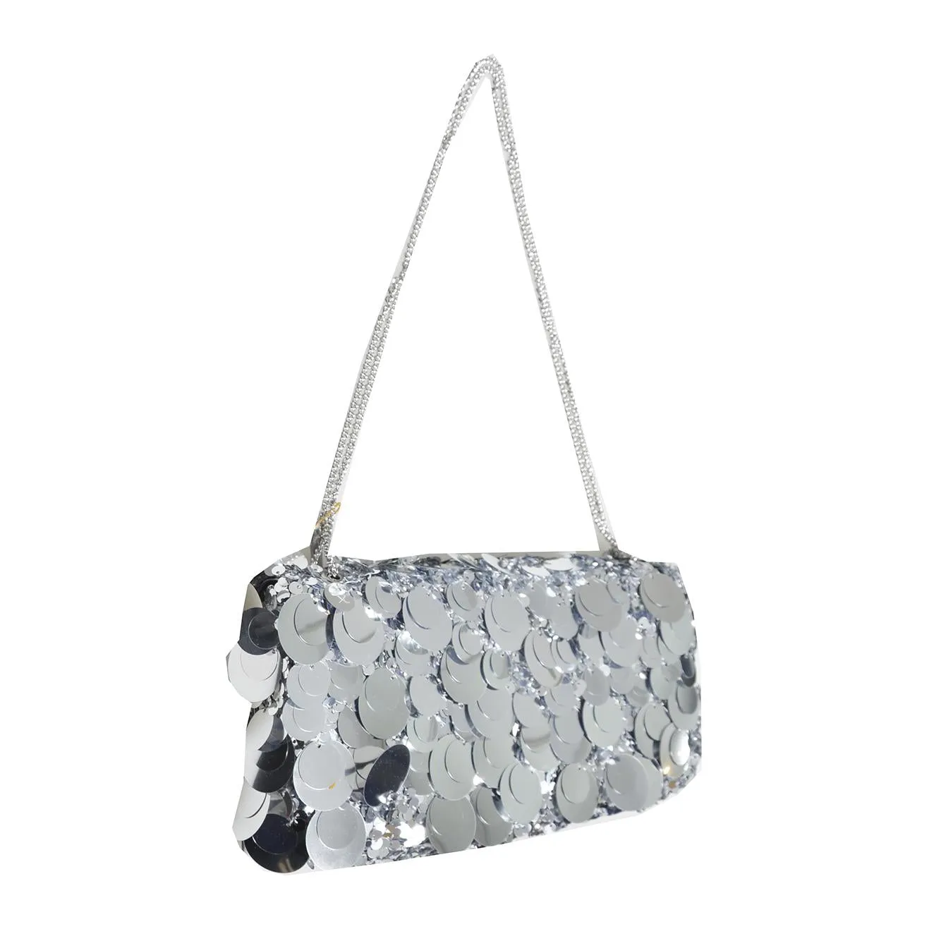 Rabanne 26PSS0548EMB024 borsa a mano argento metallo