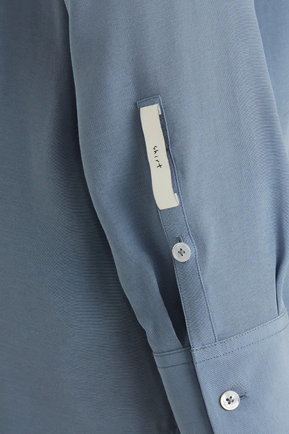 PORTS 1961 PW326HLS12 camicia azzurra collo fiocco cupro