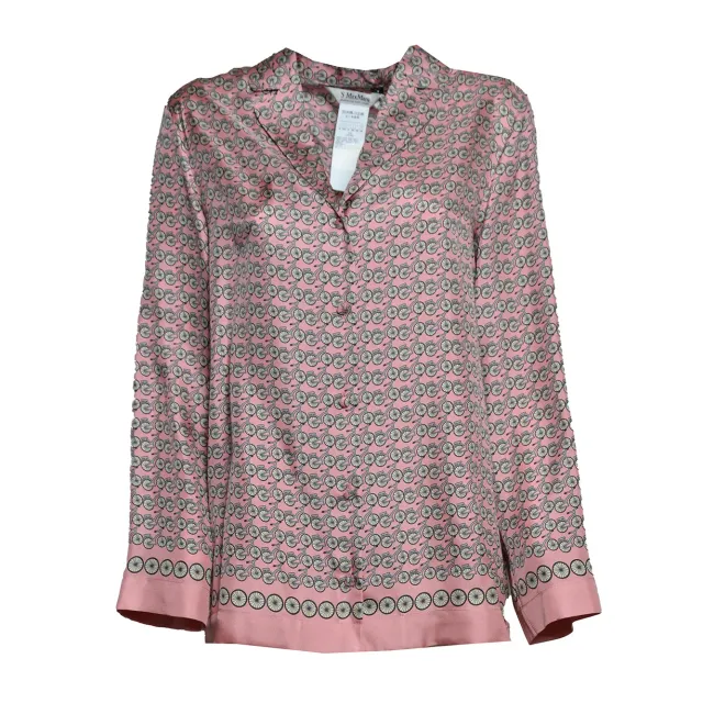 Max Mara Timeless Mambo camicia seta rosa cipria
