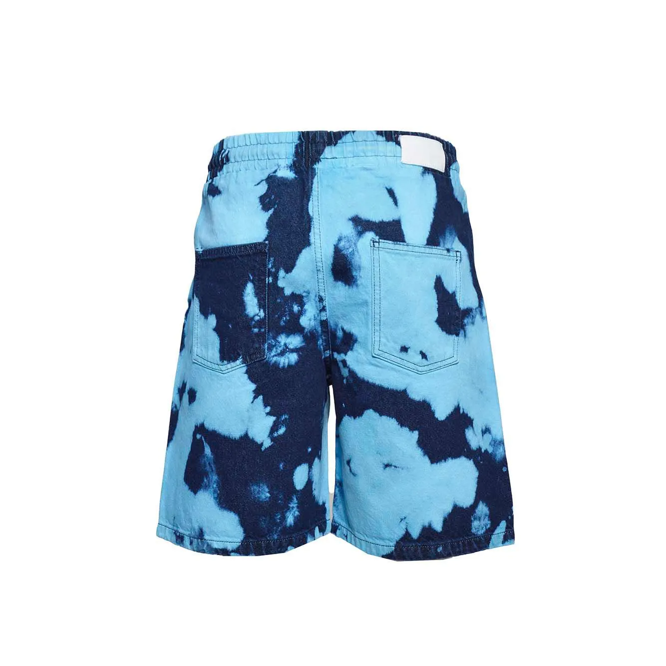 MSGM Junior S4MSJBBE235 bermuda denim blu overdyed