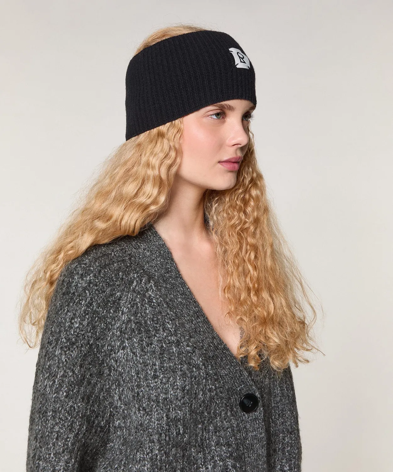 Rodier Cardigan oversize maglia grossa grigio