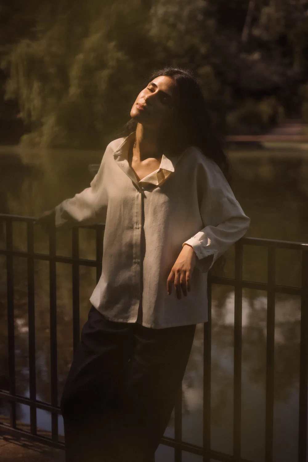 Jyoti Fair Works Mayank blusa crema lino cotone naturale
