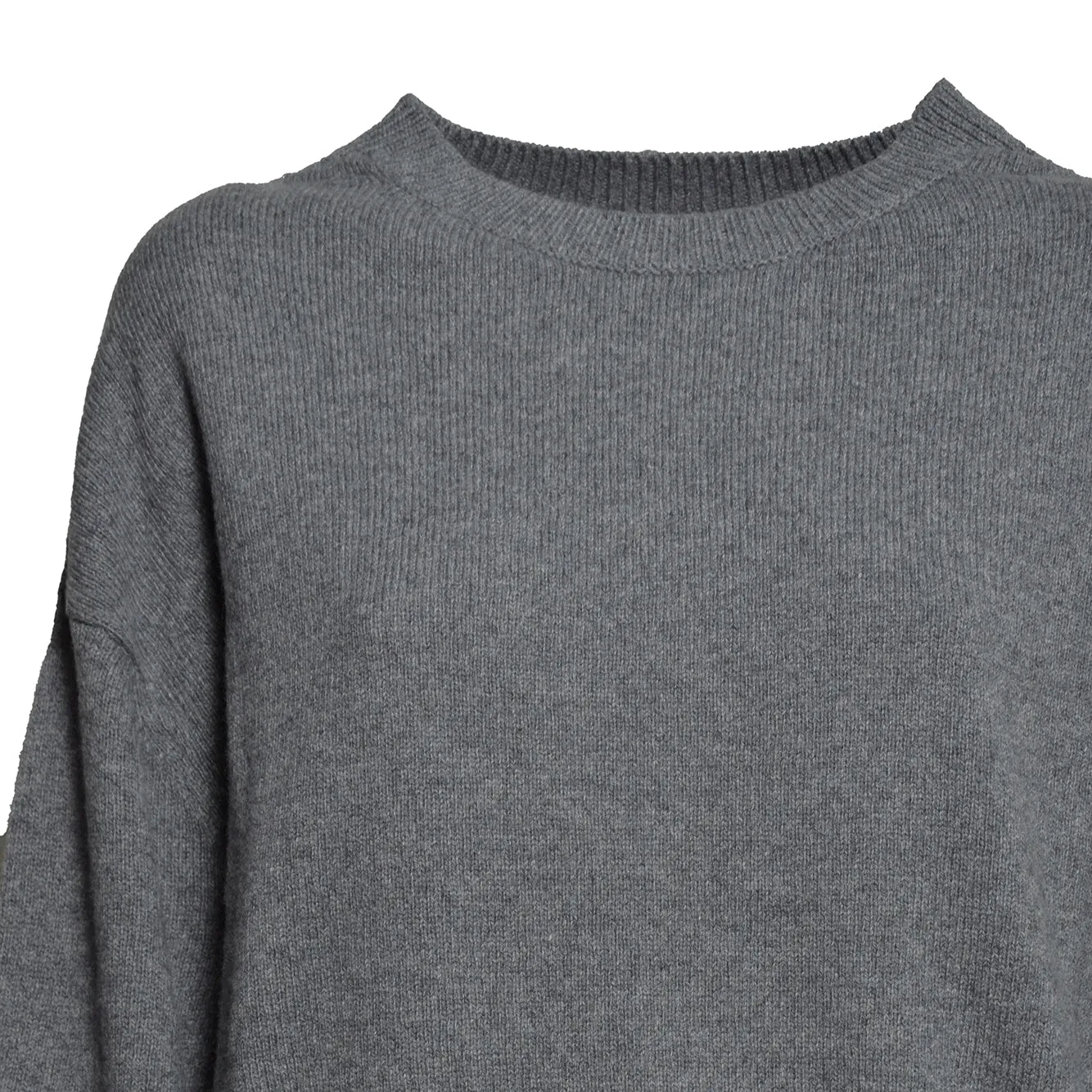 Grifoni Marion G3AC0020 cardigan grigio maglia girocollo