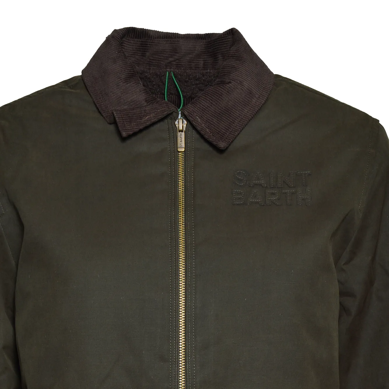 Saint Barth Birdie Jr BIRD004 giacca cerata verde 14A 16A
