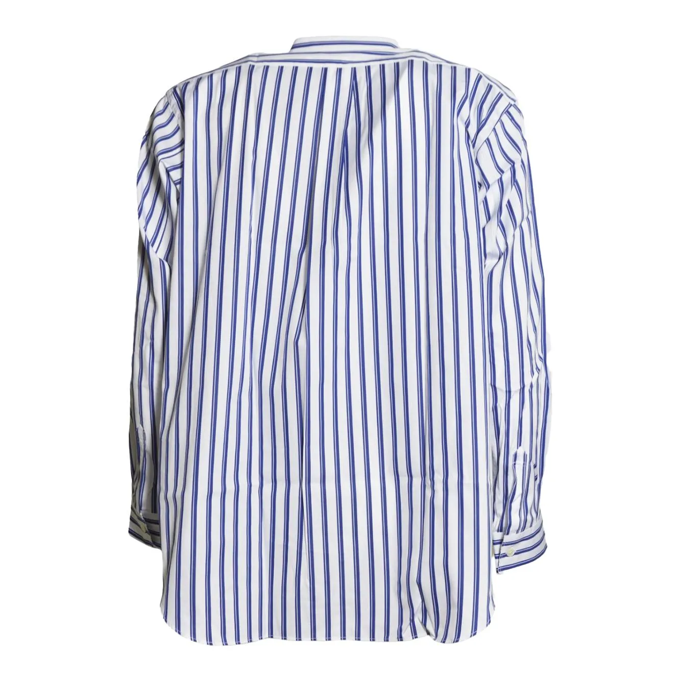 Comme des Garçons Shirt FZB115PER camicia riga bianco blu