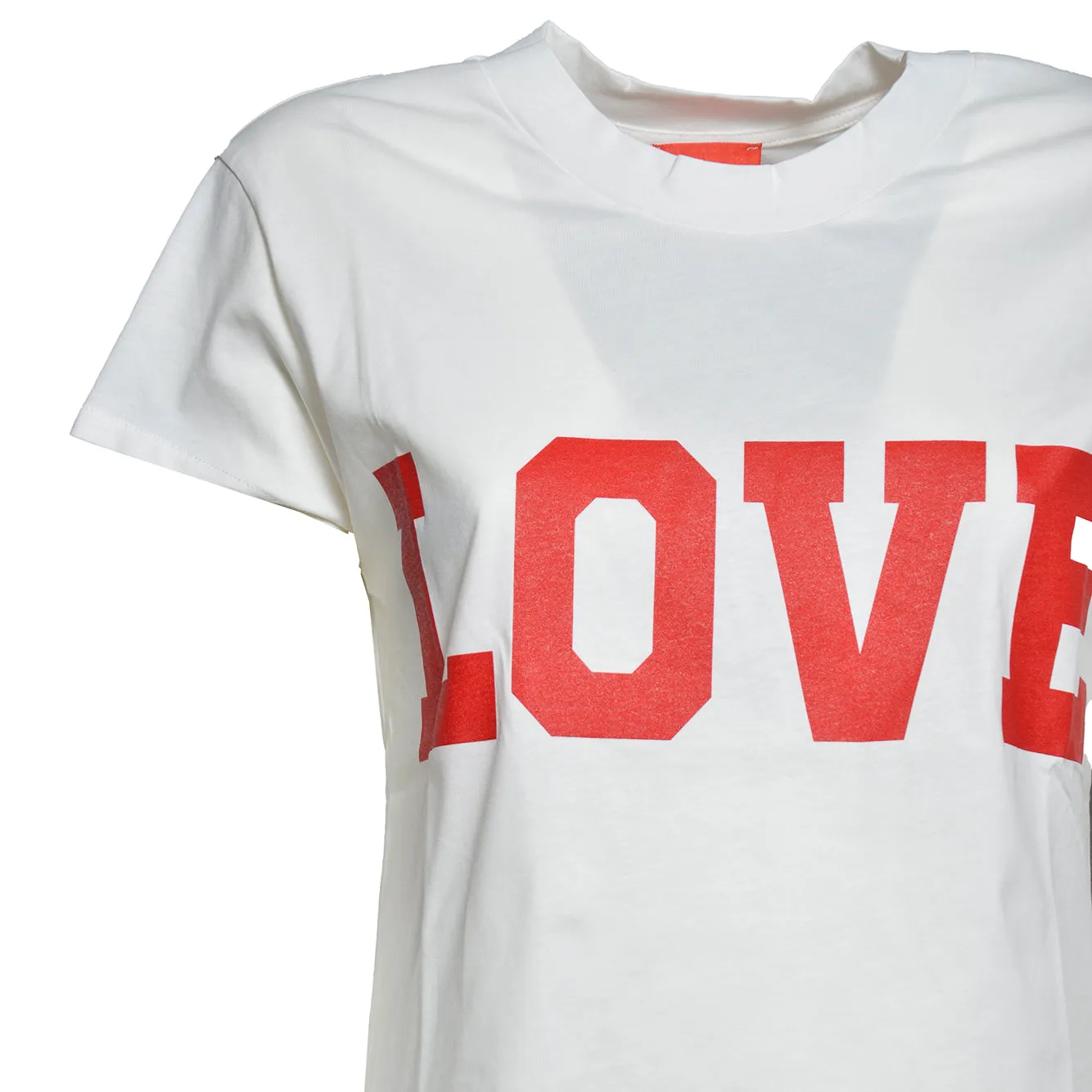 Merci M304ZZ t-shirt bianca donna 100% cotone
