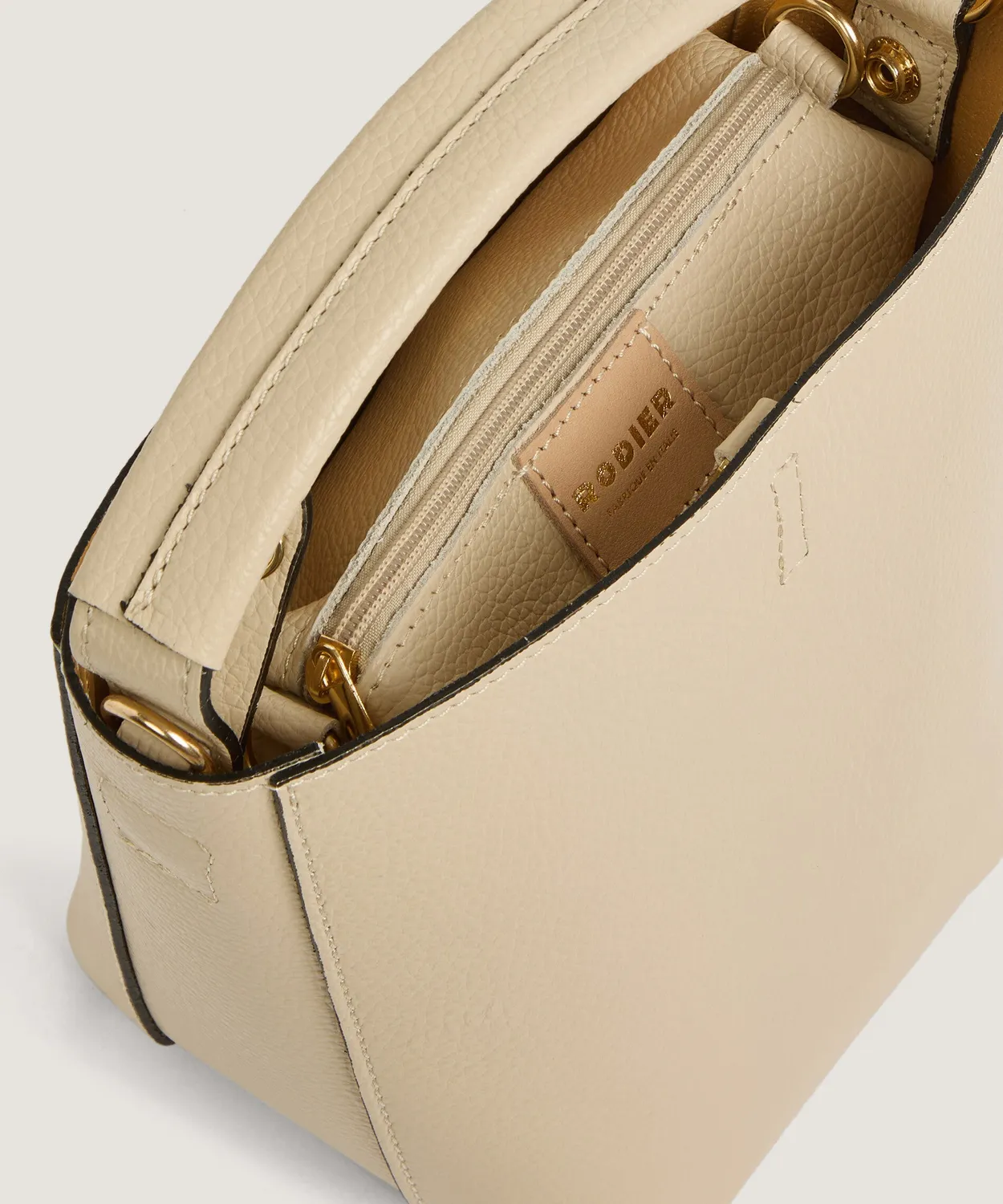 Rodier Valentine borsa secchiello beige piccola