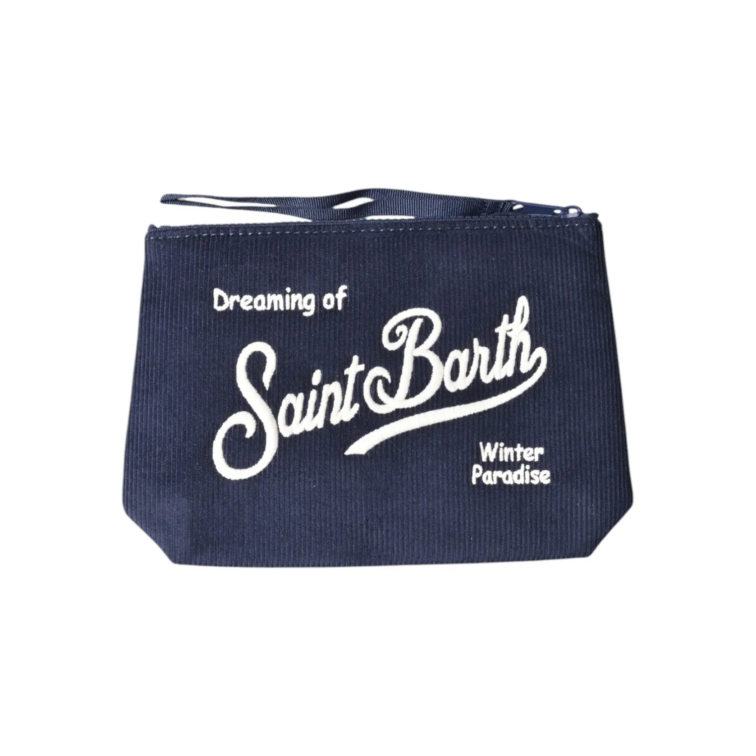 Saint Barth ALI0059 pochette blu notte velluto