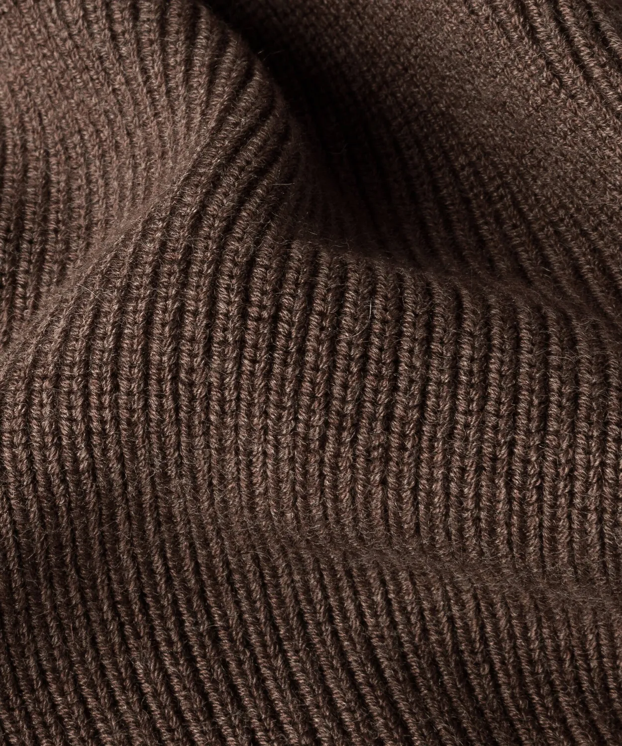 Rodier Gilet Smanicato Collo Alto Havana Brown caldo