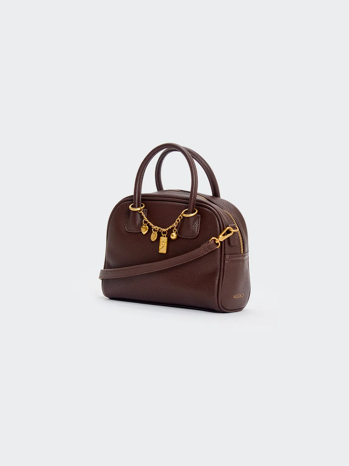 Vicolo Slide Chain borsa moka bauletto catena