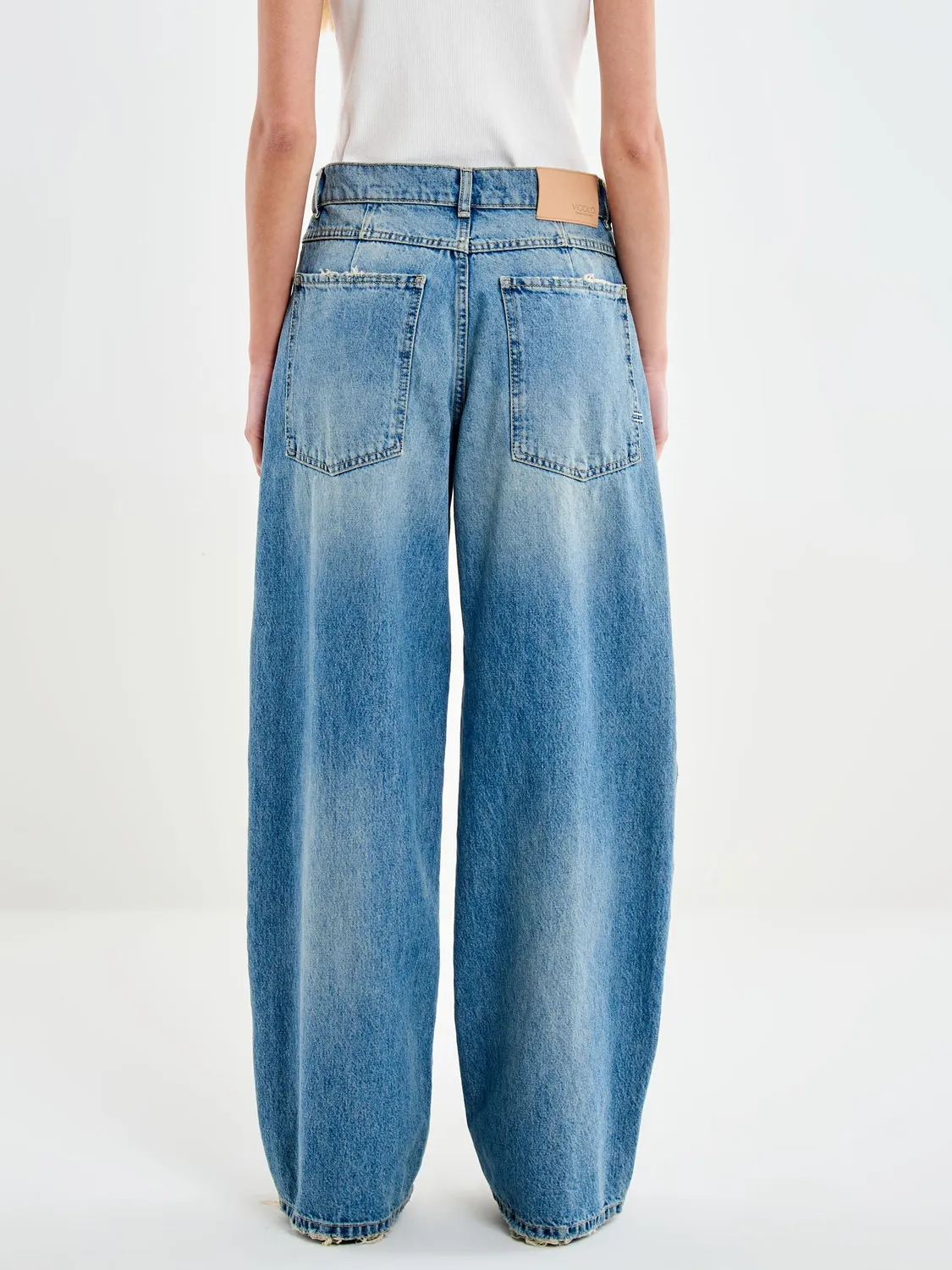Vicolo Icon Mia jeans baggy vintage blu chiaro S