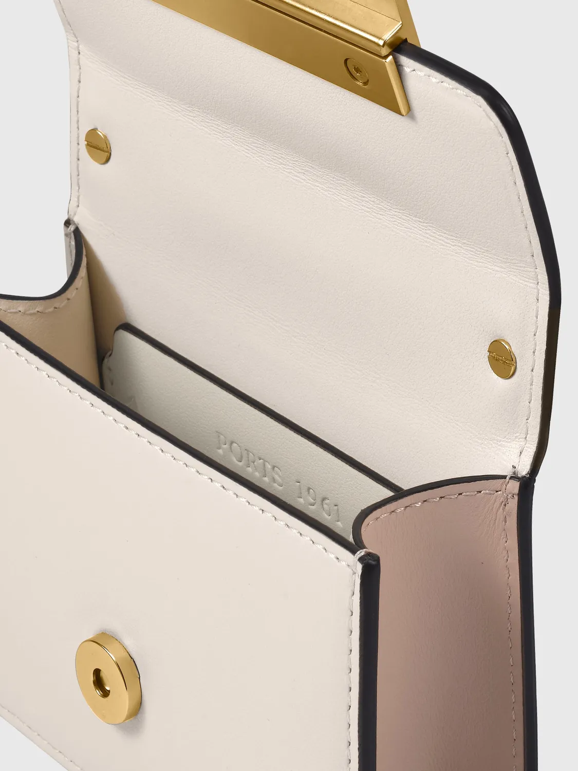 PORTS 1961 Anouk borsa mini avorio tracolla
