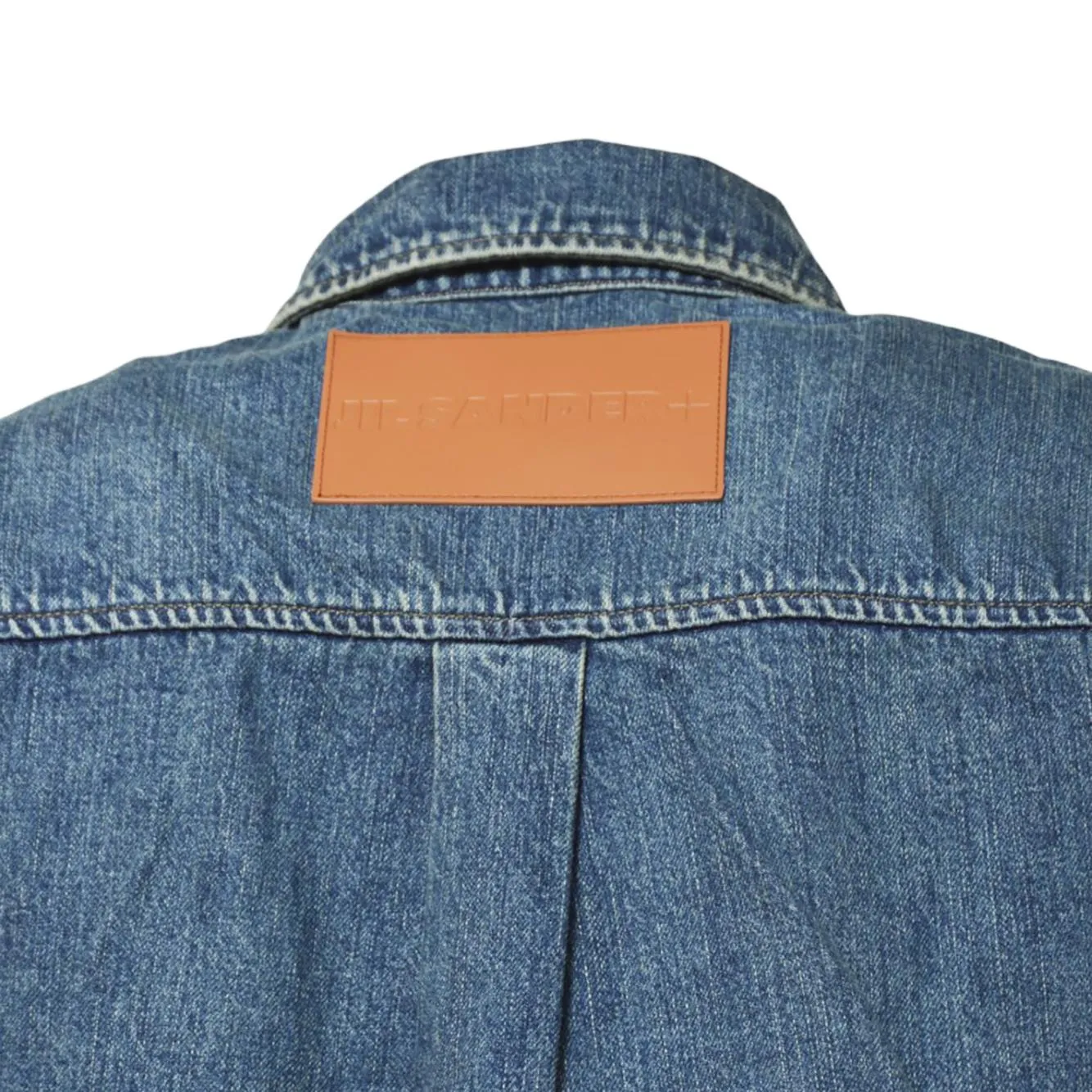 Jil Sander J47DL0168J45291 camicia jeans denim blu M