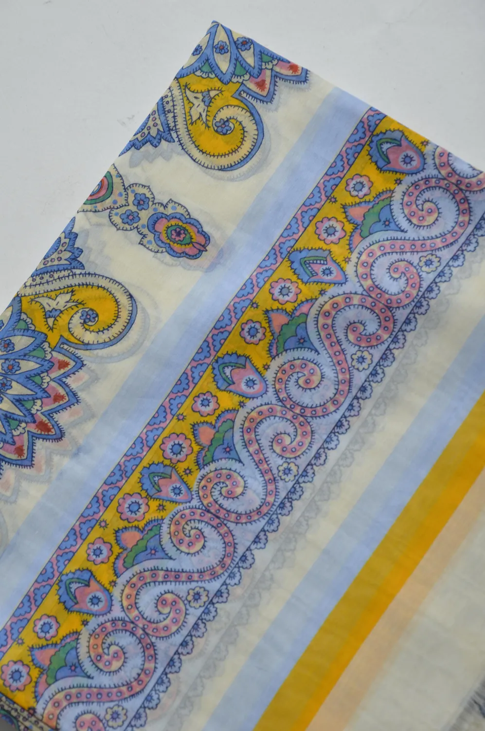 Etro WATA0006AK640 sciarpa paisley cotone seta 140x250