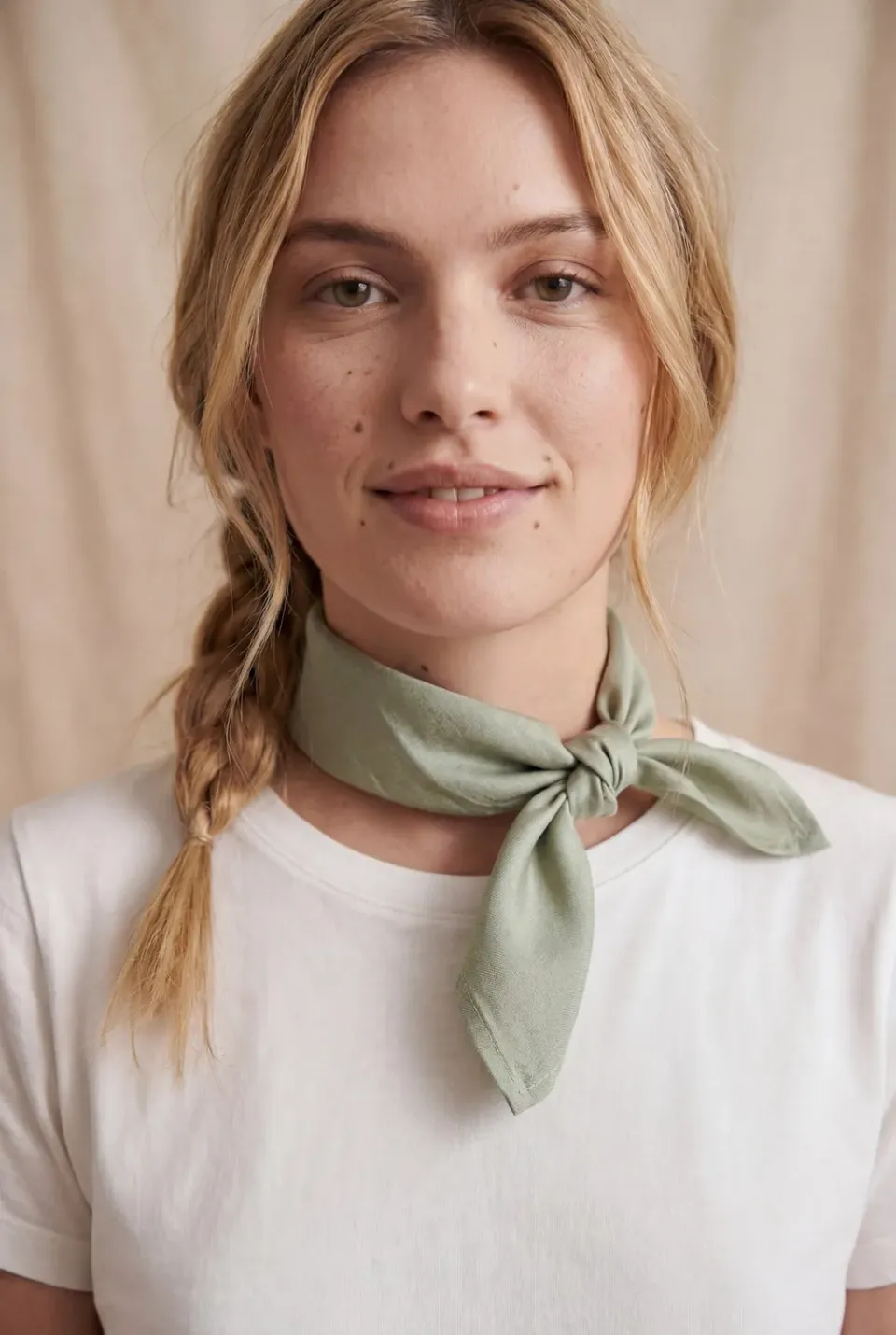 Jyoti Dupatta bandana modal matcha leggera