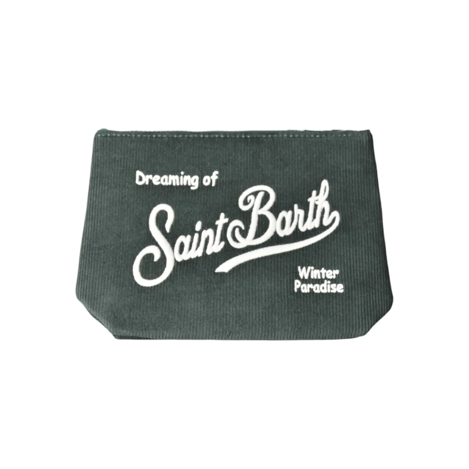 Saint Barth Aline ALI0059 pochette verde velluto