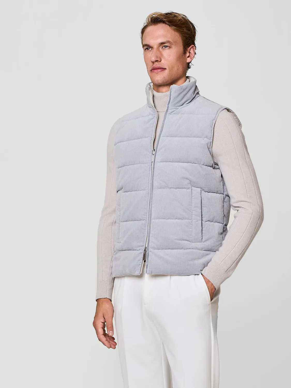 Paul Taylor Smanicato Reversibile Velluto Coste Sky Double Face