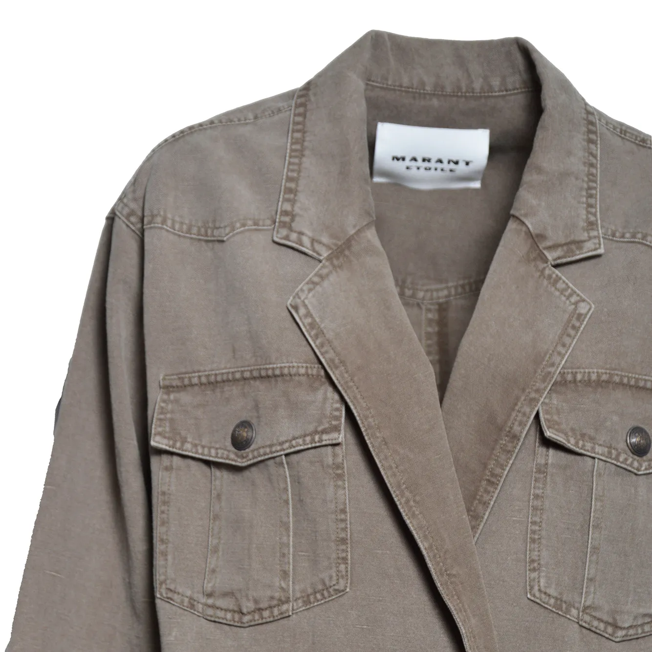 Marant Étoile Nevala VE0625 blazer donna marrone