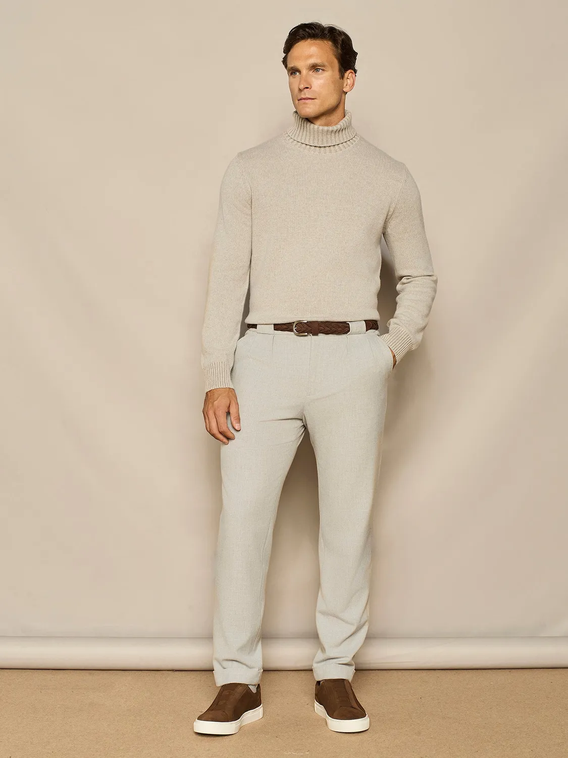 Paul Taylor dolcevita vanisé misto cashmere burro