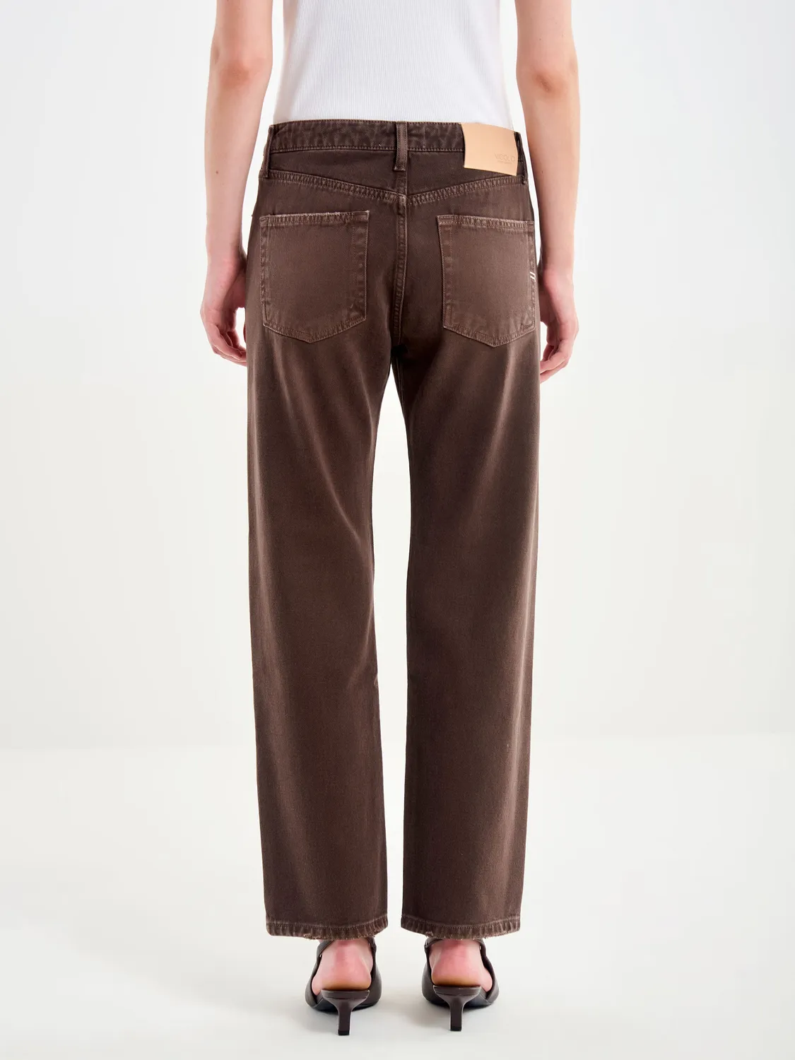 VICOLO Zoe jeans fondente bottoni gioiello