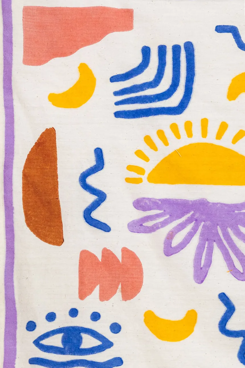 Jyoti Aankh arazzo da parete cotone multicolor