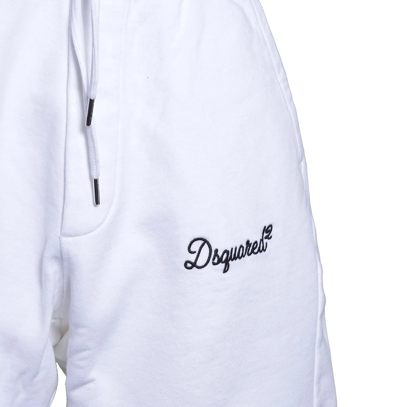 Dsquared2 S74MU0969D25029 bermuda bianco jersey cotone