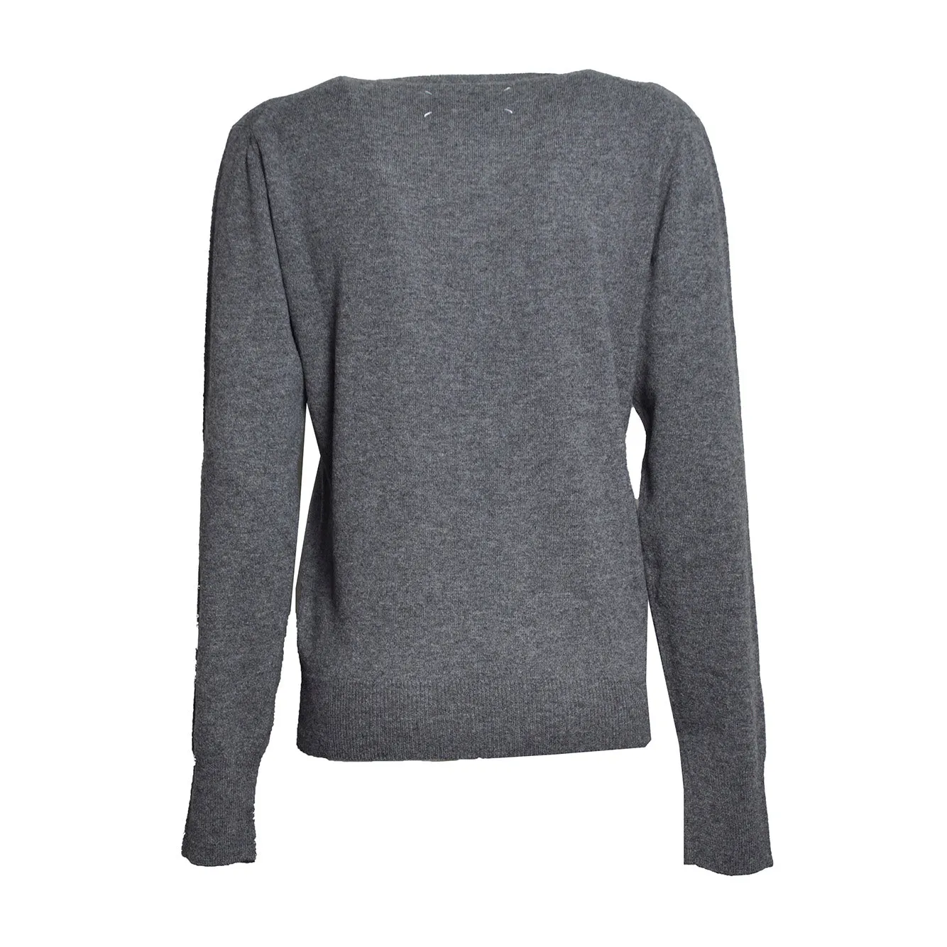 Maison Margiela maglia S51HL0055M13302 girocollo grigia