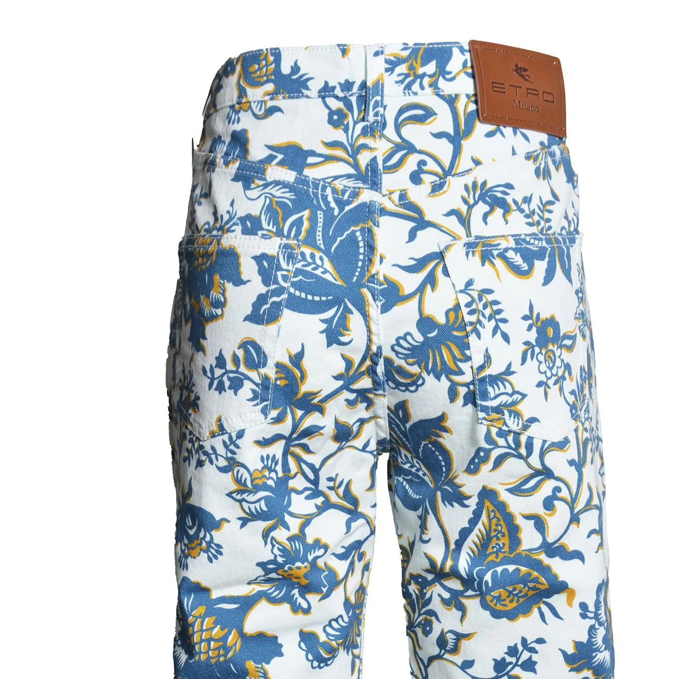 Etro WRNB0002AKH11 jeans blu denim elasticizzato