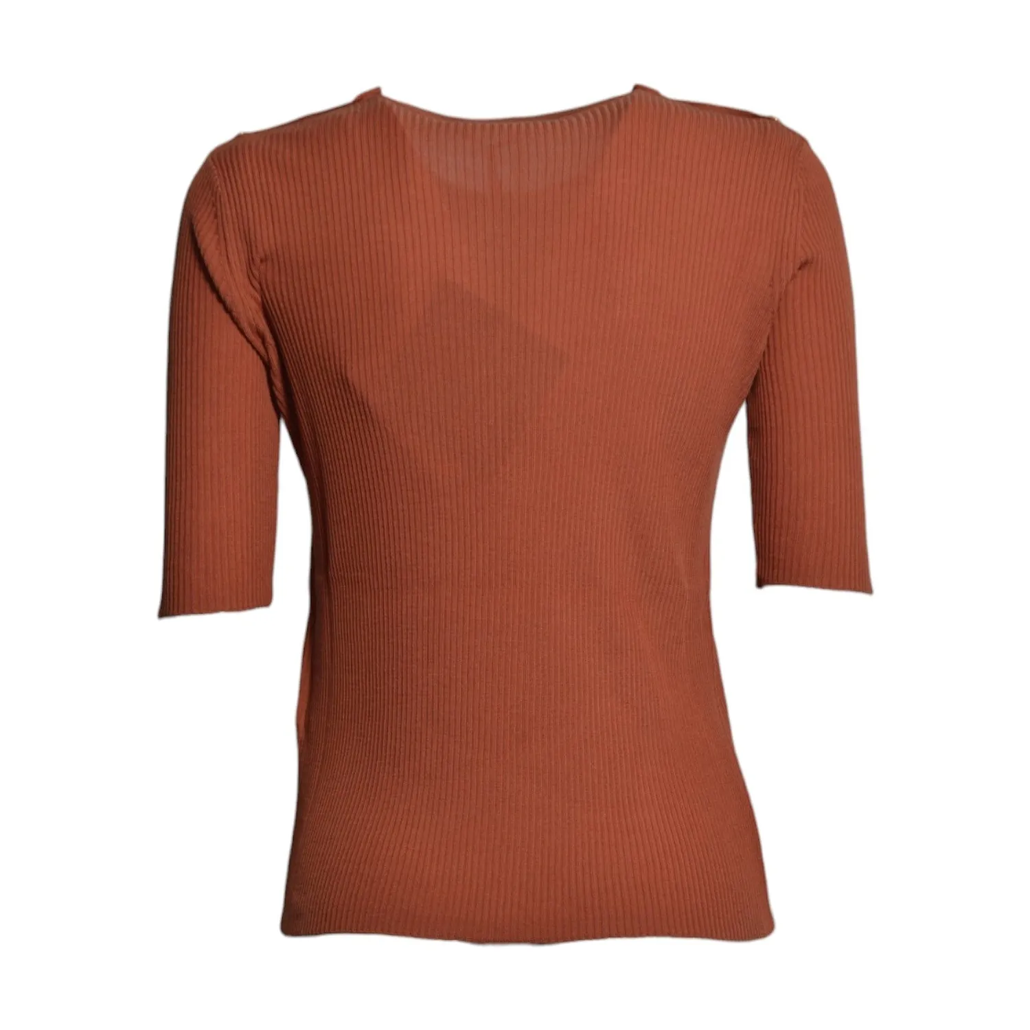 S Max Mara Riviera cardigan lana arancione