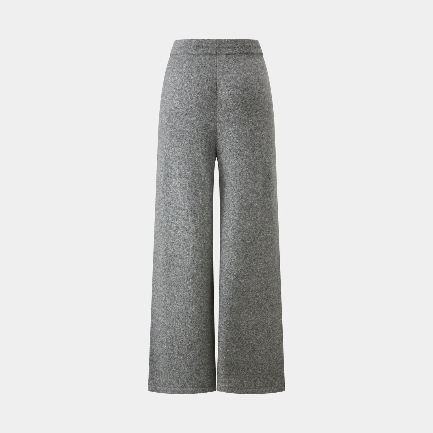 PORTS Wide-Leg Knit Jogging pantaloni grigi palazzo