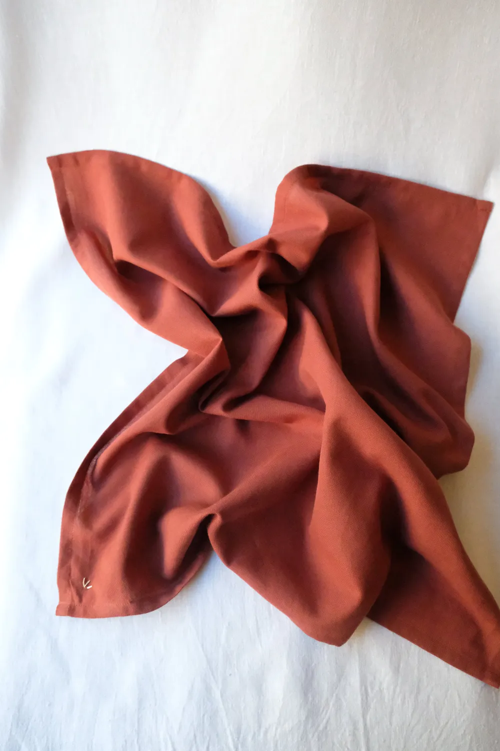 Jyoti Dupatti foulard cotone mogano leggero