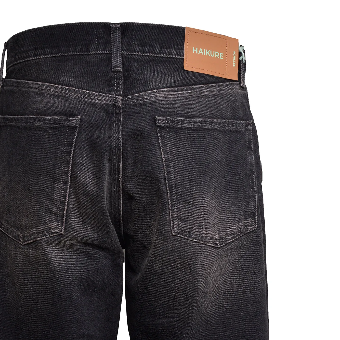 Haikure Achilles HEM03268DF119L0938 jeans nero vintage