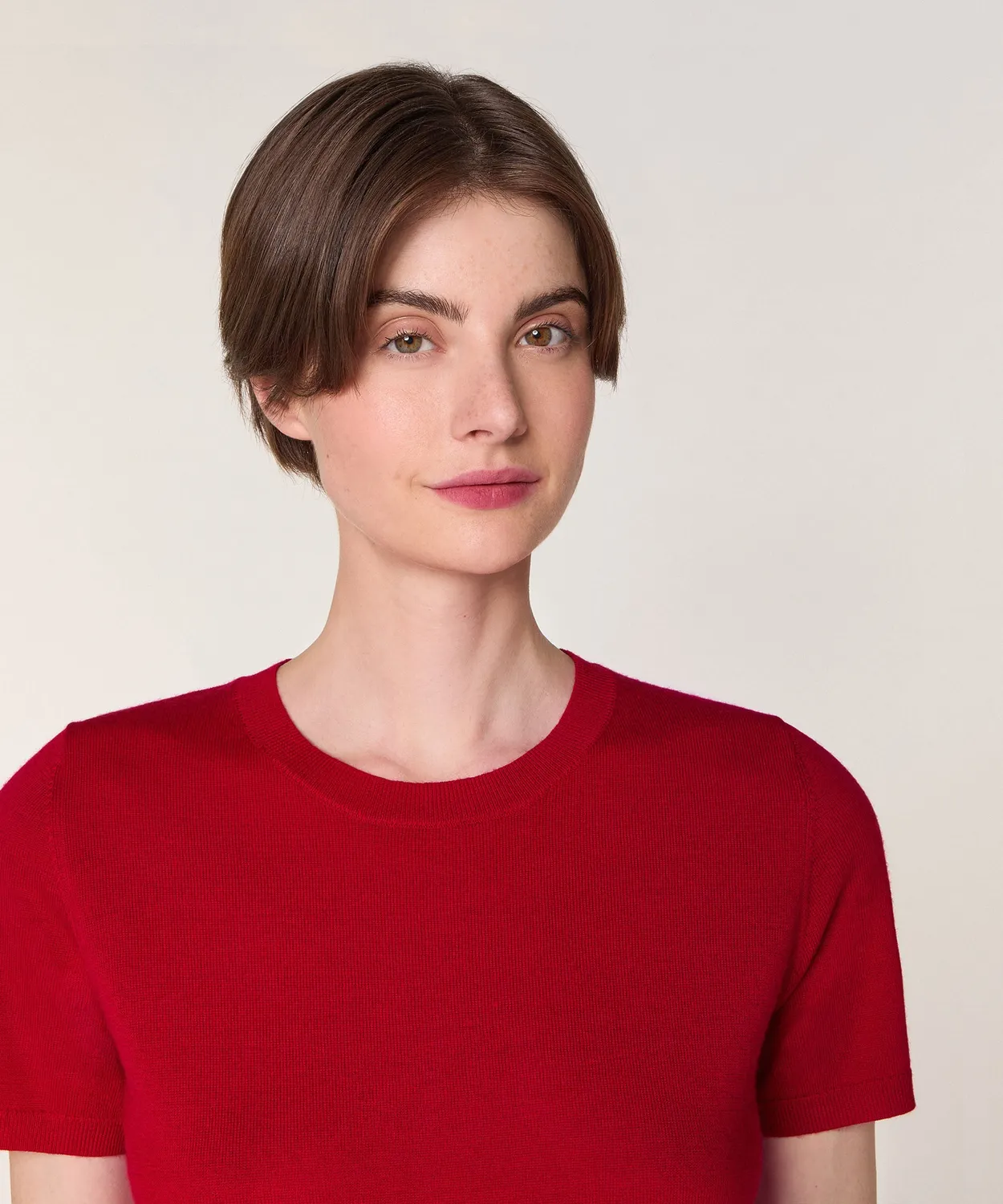 Rodier Twin Set in Lana Merino Rosso