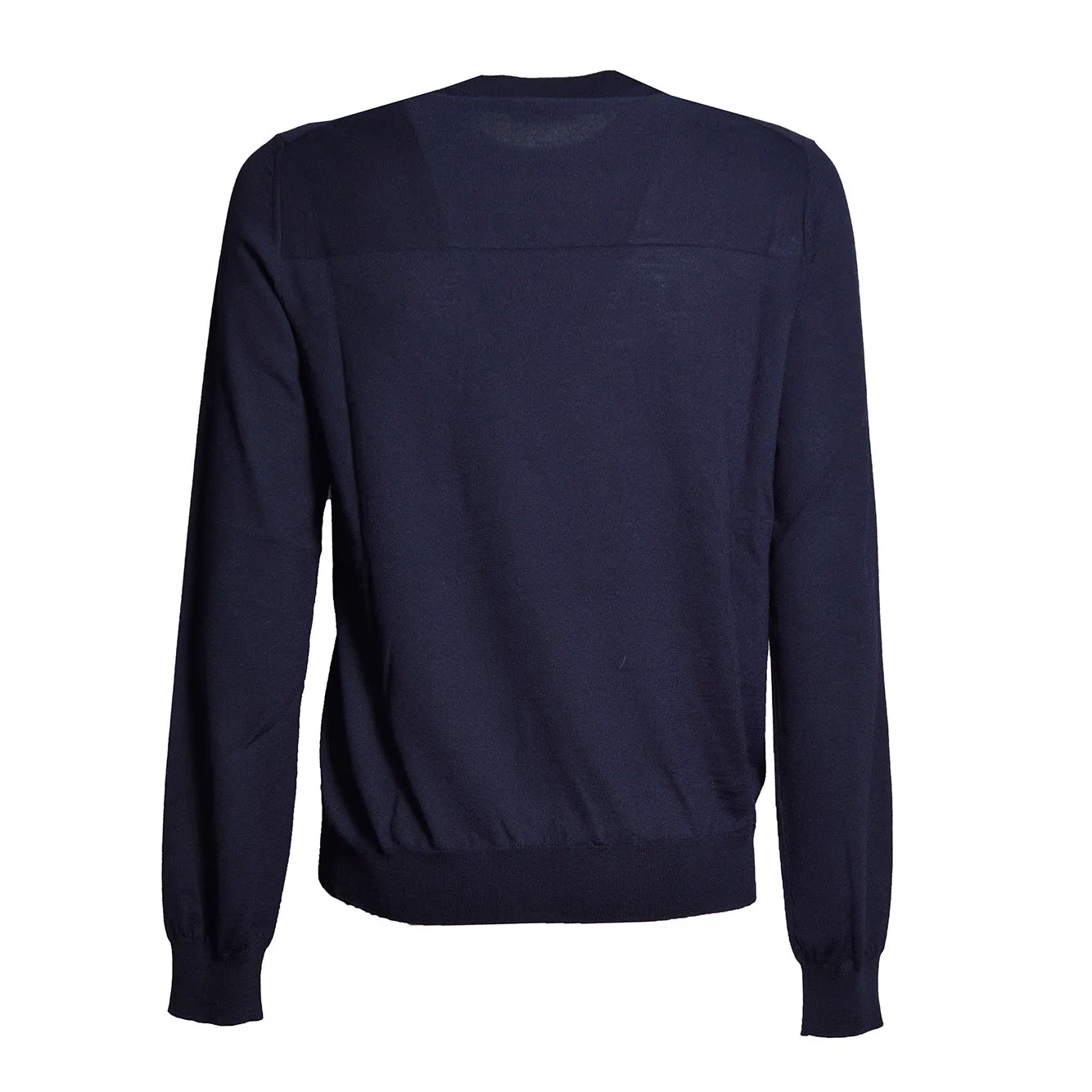 Jil Sander J22GP0111J14610 maglione blu notte lana