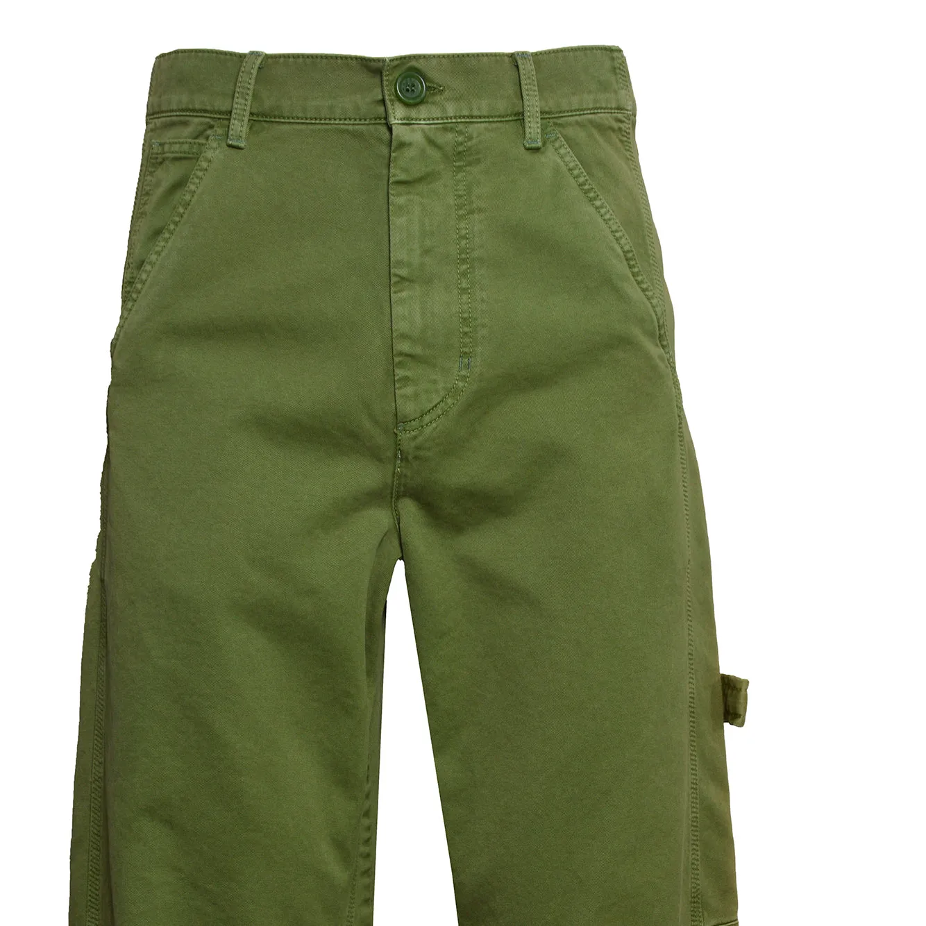 Marni PAMA0662GXUSCZ27 pantalone verde donna