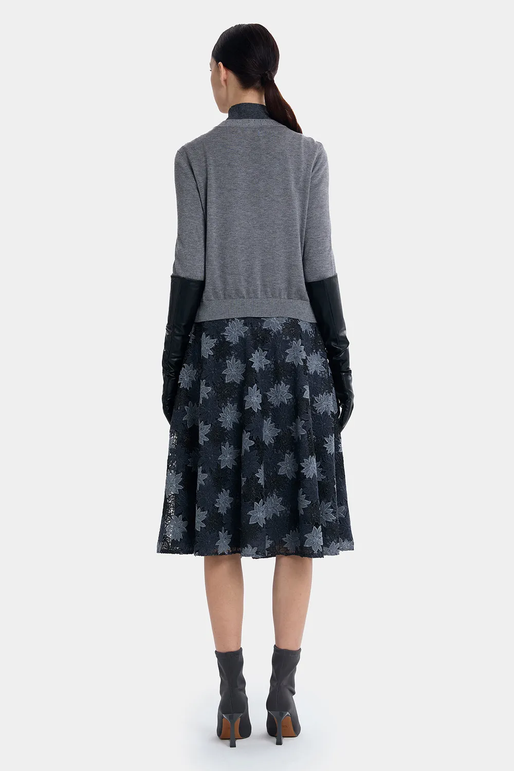 Ports FW24 gonna a-line floreale grey mix 6