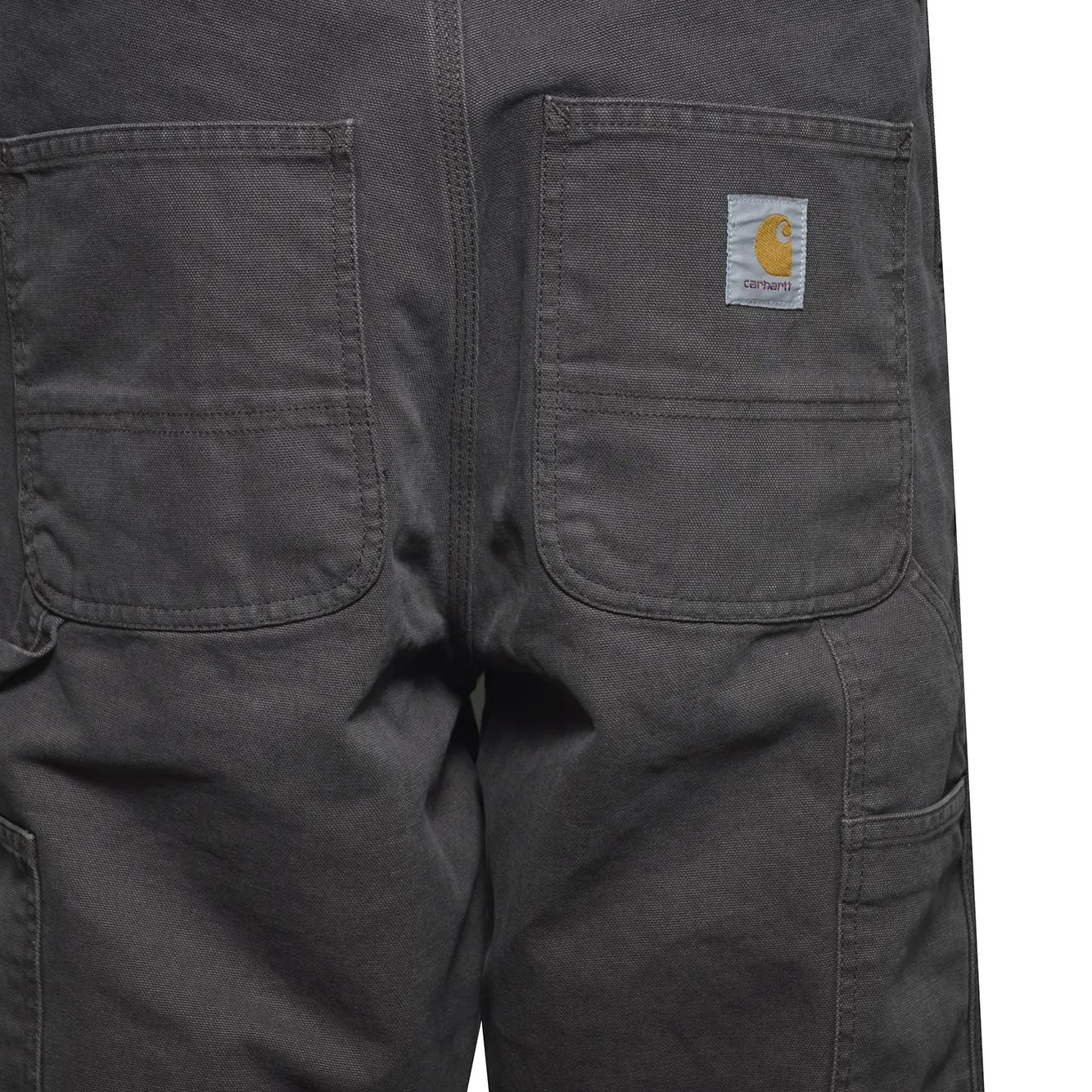 Carhartt WIP Single Knee I034798 jeans uomo grigio canvas