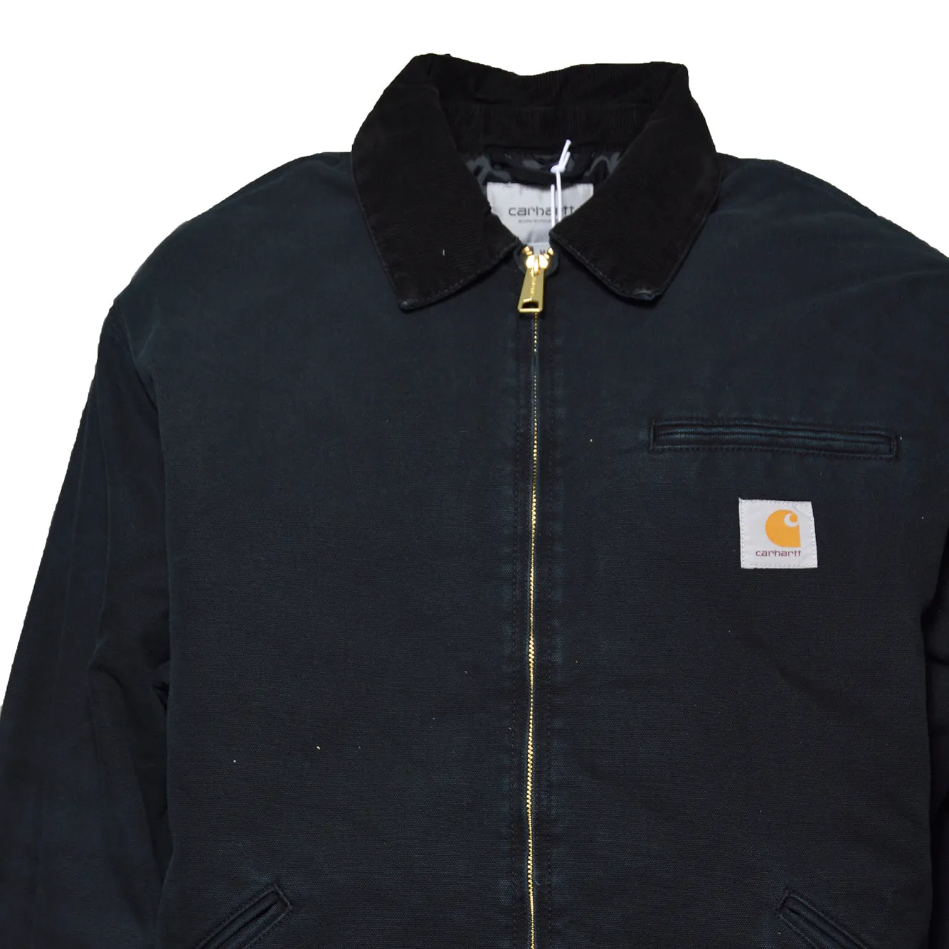 Carhartt WIP I035614 Detroit giubbino canvas nero uomo