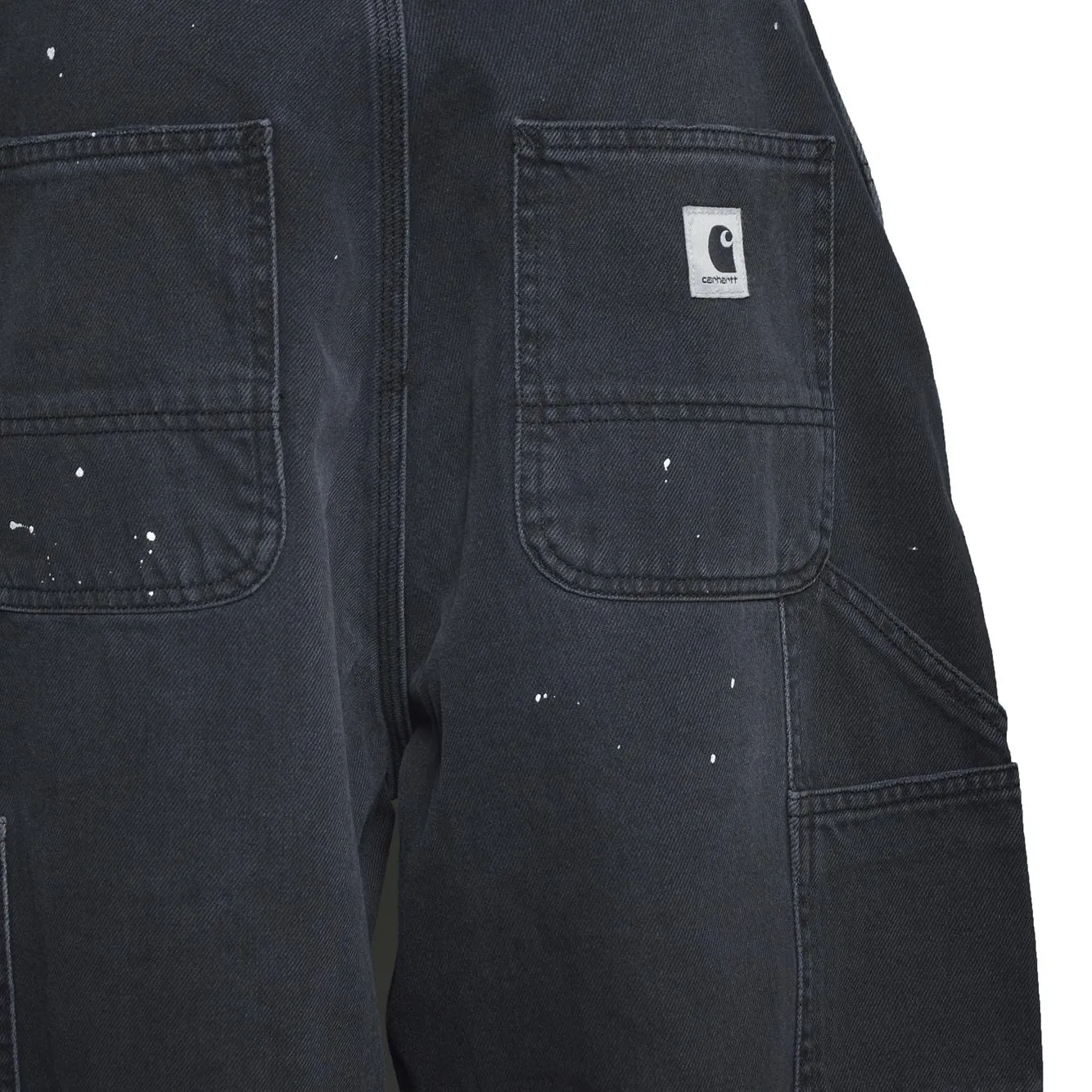Carhartt Wip I037024 OG Single Knee jeans donna nero lavato