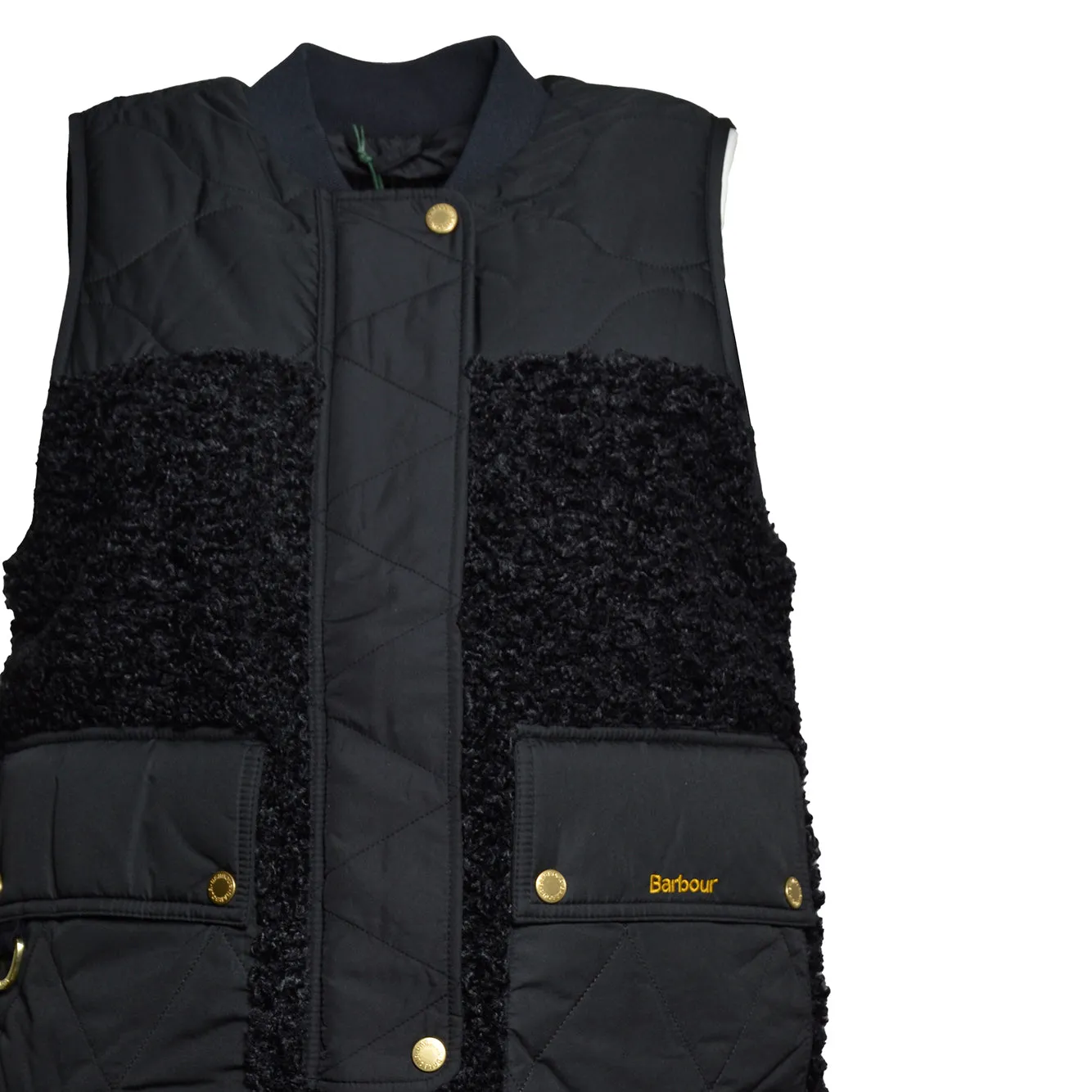 Barbour Ampleforth LGI0227LGI gilet pile nero 8