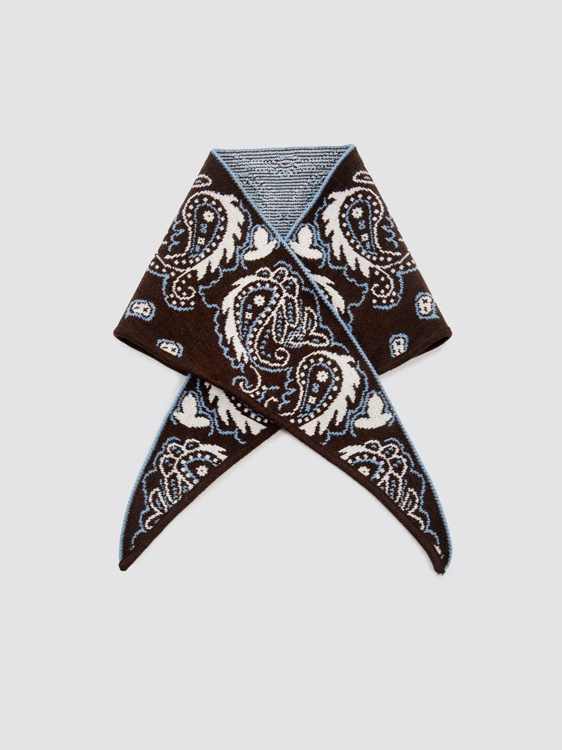 Vicolo Fazzoletto Jacquart foulard fondente taglia unica bandana