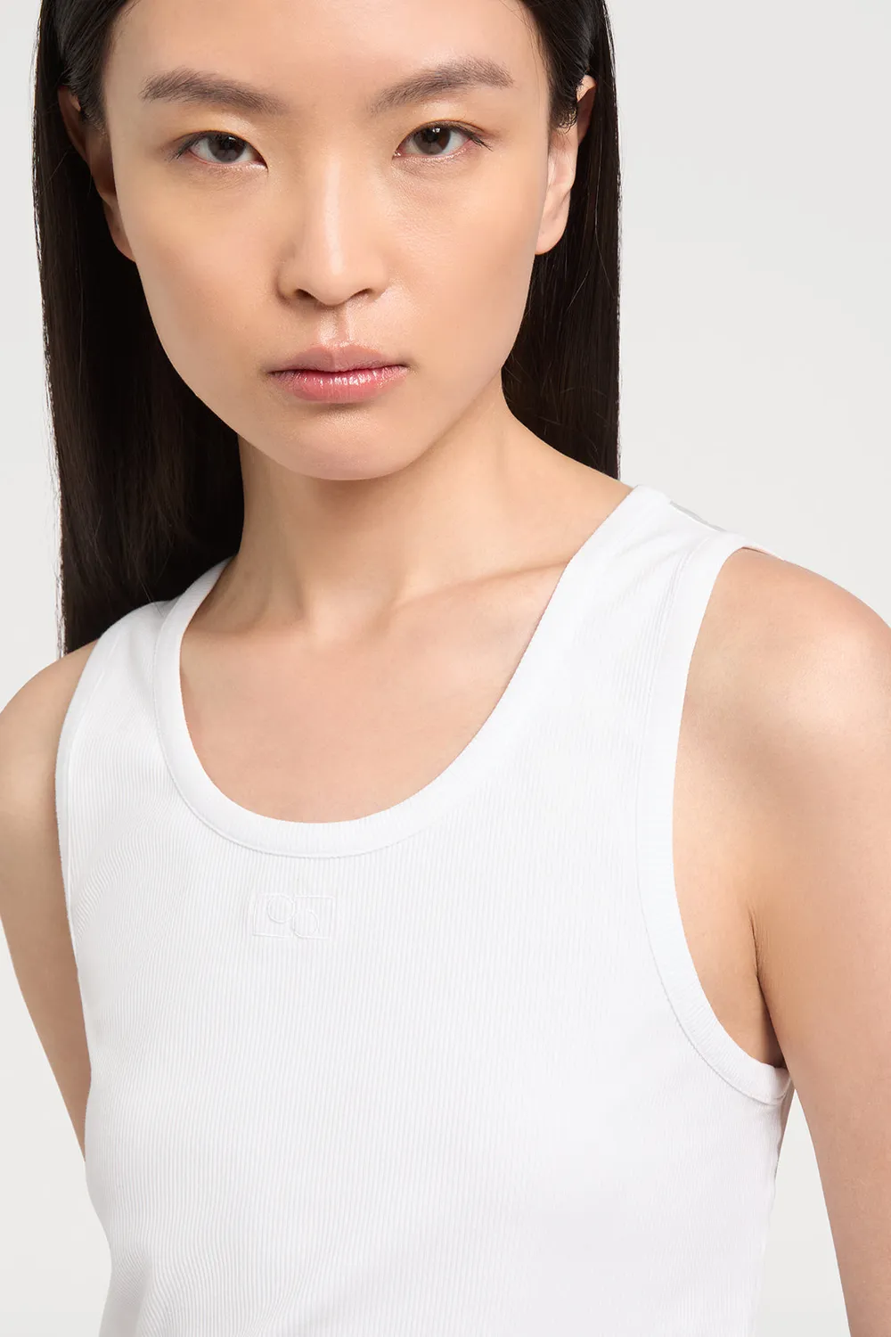 Ports 1961 PW325KKX03 Top Viscosa Bianco Ottico S