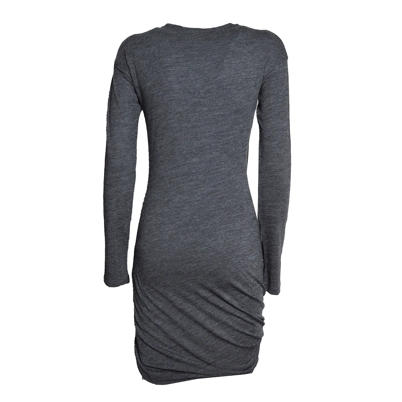 Jil Sander J02CT0634 abito grigio lana donna
