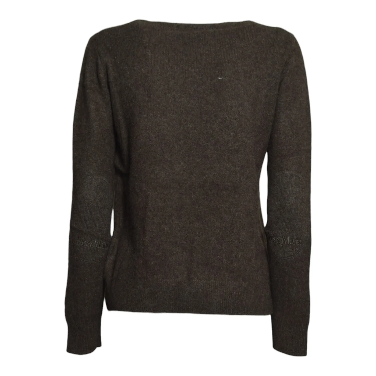 S Max Mara 2629366143600 Voliera cardigan marrone lana