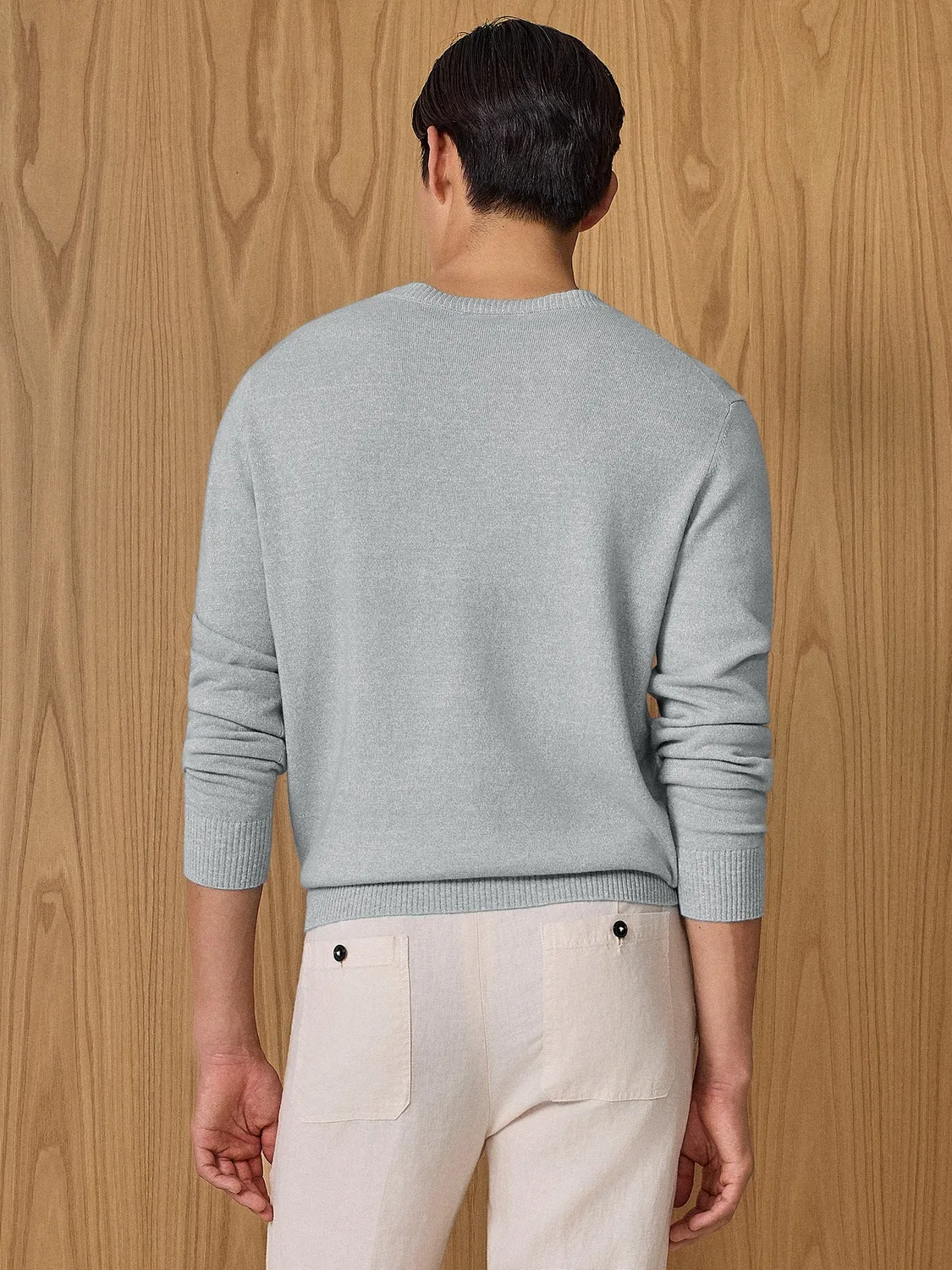 Paul Taylor Cloud maglione girocollo cashmere e lino