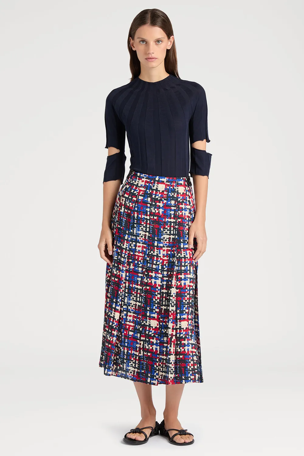 PORTS 1961 PW125 gonna tweed rosso mix fantasia